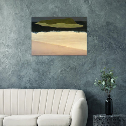 Offshore Island - 1958 - Milton Avery Brushed Aluminum Print - 70x100 cm / 28x40 inches | Milton Avery Aluminum Print | Milton Avery Prints