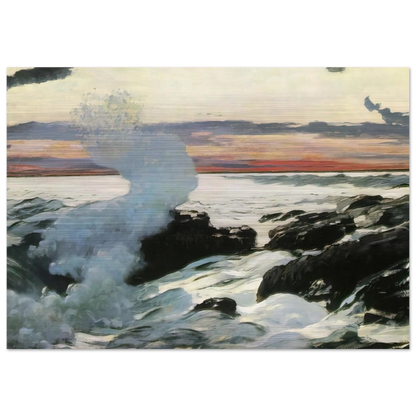 WEST POINT PROUT S NECK - Winslow Homer Brushed Aluminum Print - 70x100 cm / 28x40 inches | Winslow Homer Aluminum Print | Winslow Homer Prints