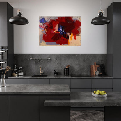 The Clash - Hans Hofmann Acrylic Print - 70x100 cm / 28x40″ inches | Hans Hofmann Wall Art | Hans Hofmann Prints