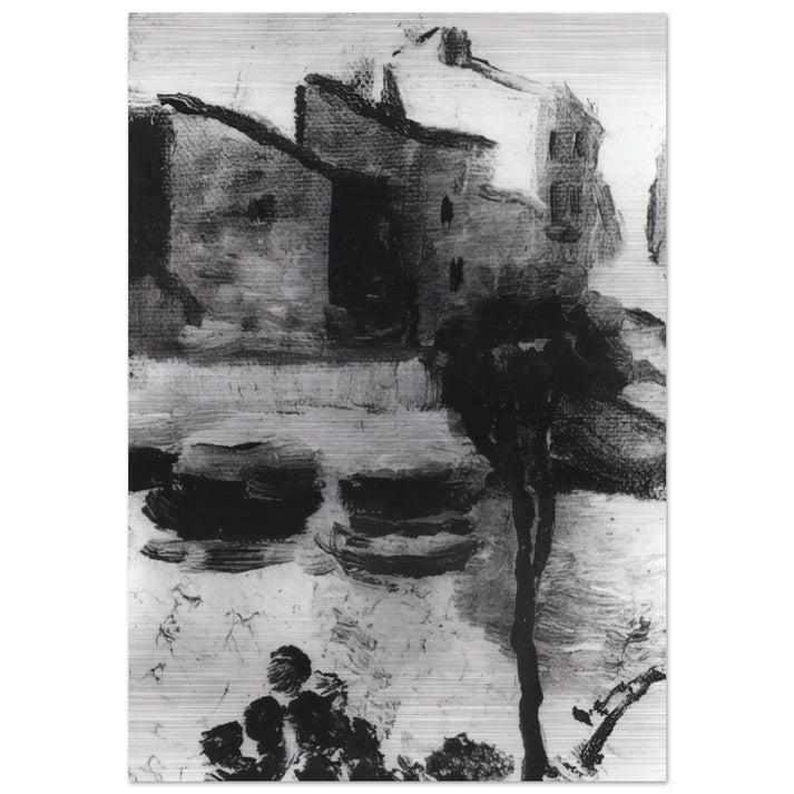 LLANE BEACH CADAQUES - Salvador Dali Brushed Aluminum Print - 70x100 cm / 28x40 inches | Salvador Dali Aluminum Print | Salvador Dali Prints