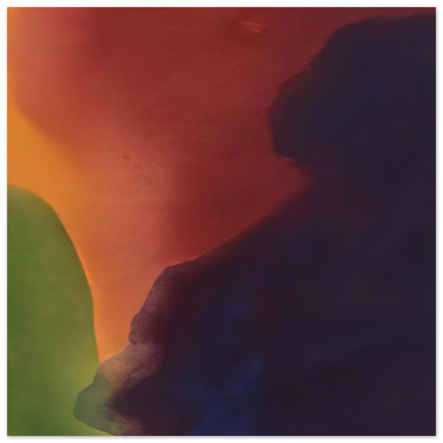 Helen Frankenthaler - Blue Atmosphere III - 1963 Wall art - 50x50 cm / 20x20 inches - Fine Art Poster-canvas - -