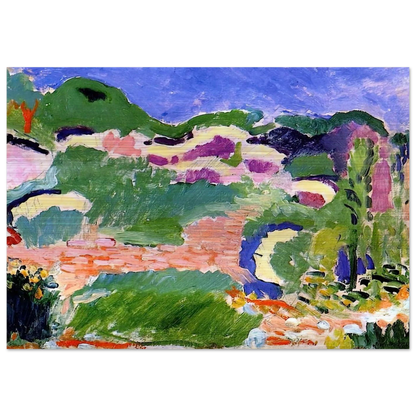 LES GENETS 1905 - Henri Matisse Brushed Aluminum Print - 70x100 cm / 28x40 inches | Henri Matisse Aluminum Print | Henri Matisse Prints