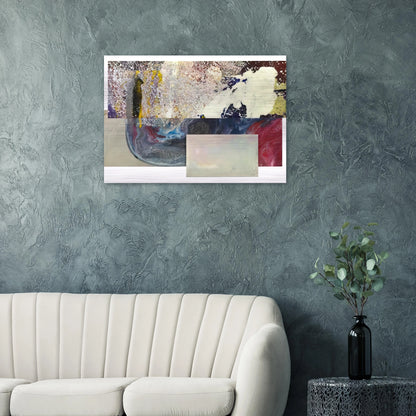 Newly Little - Sam Gilliam Brushed Aluminum Print - 70x100 cm / 28x40 inches | Sam Gilliam Aluminum Print | Sam Gilliam Prints