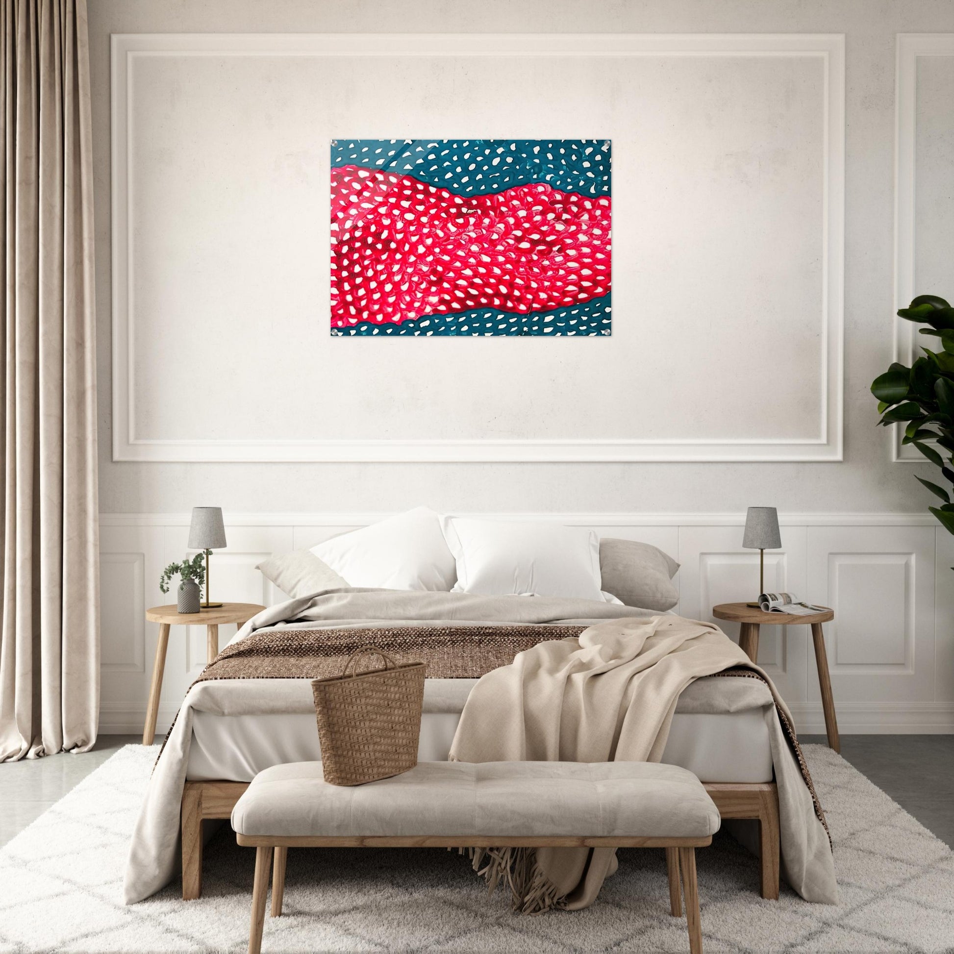 WAVES 1953 - Yayoi Kusama Acrylic Print - 70x100 cm / 28x40″ inches