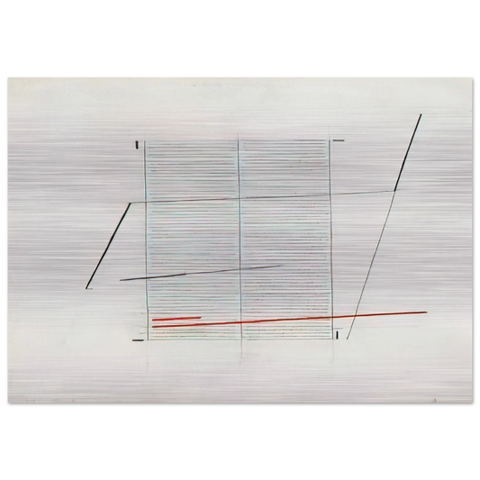 Acrilico K - 1979 - Bice Lazzari Brushed Aluminum Print - 70x100 cm / 28x40 inches | Bice Lazzari Aluminum Print | Bice Lazzari Prints