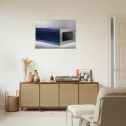 Untitled - 1968 - Donald Judd Brushed Aluminum Print - 70x100 cm / 28x40 inches | Donald Judd Aluminum Print | Donald Judd Prints