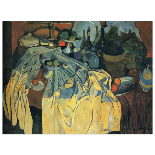 Andre Derain - STILL LIFE ON THE TABLE 1904  75x100 cm / 30x40inches Fine Art Poster