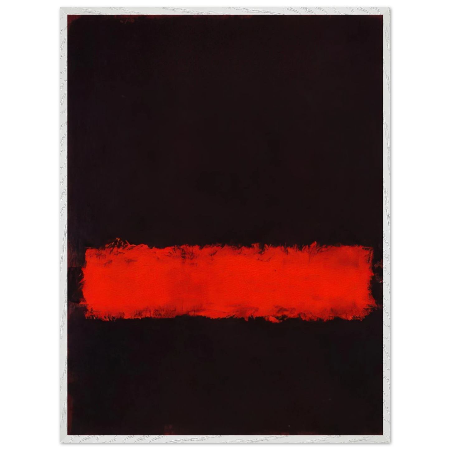 Mark Rothko - Black, Red and Black - 1968 Wall Art - 60x80 cm / 24x32 inches - Fine Art Poster-canvas - -
