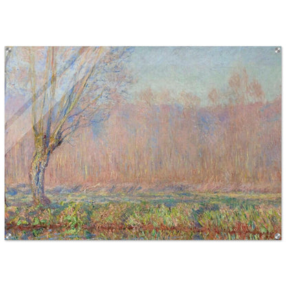 The Willows - claude monet Acrylic Print - 70x100 cm / 28x40″ inches | claude monet Wall Art | claude monet Prints