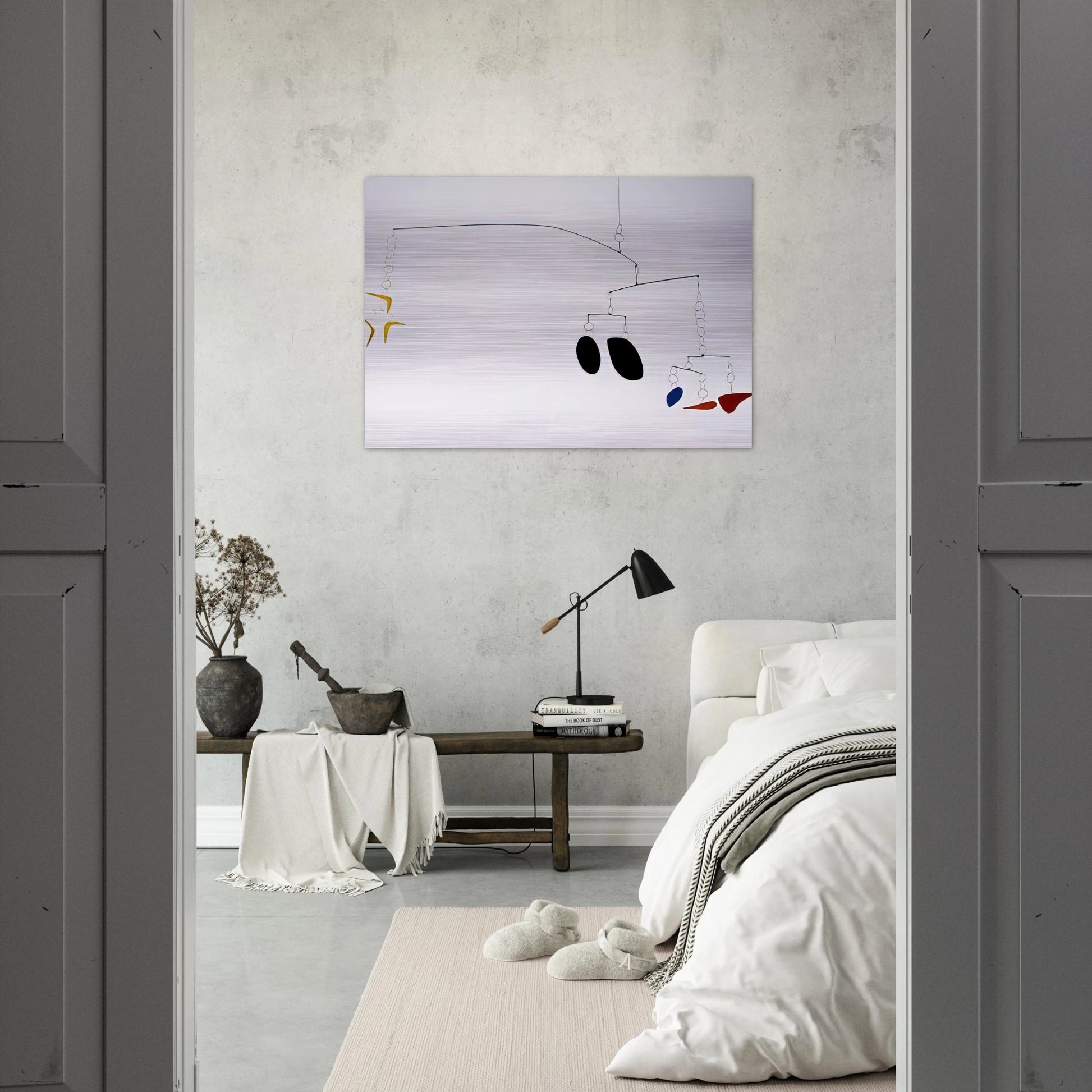 BOOMERANGS 1941 - Alexander Calder Brushed Aluminum Print - 70x100 cm / 28x40 inches | Alexander Calder Aluminum Print | Alexander Calder Prints