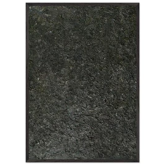 DARK FOREST 1975 - Milton Resnick 70x100 cm / 28x40 inches Framed Art Print – Black Wooden Frame