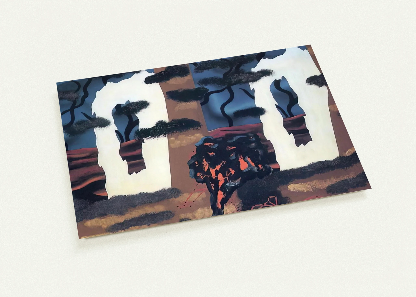 A TASTE OF THE INVISIBLE 1927 By Rene Magritte Pack of 10 Post Cards | Rene Magritte Post Cards | A6 (10.5 x 14.8 cm) - 4.1 x 5.8 inches