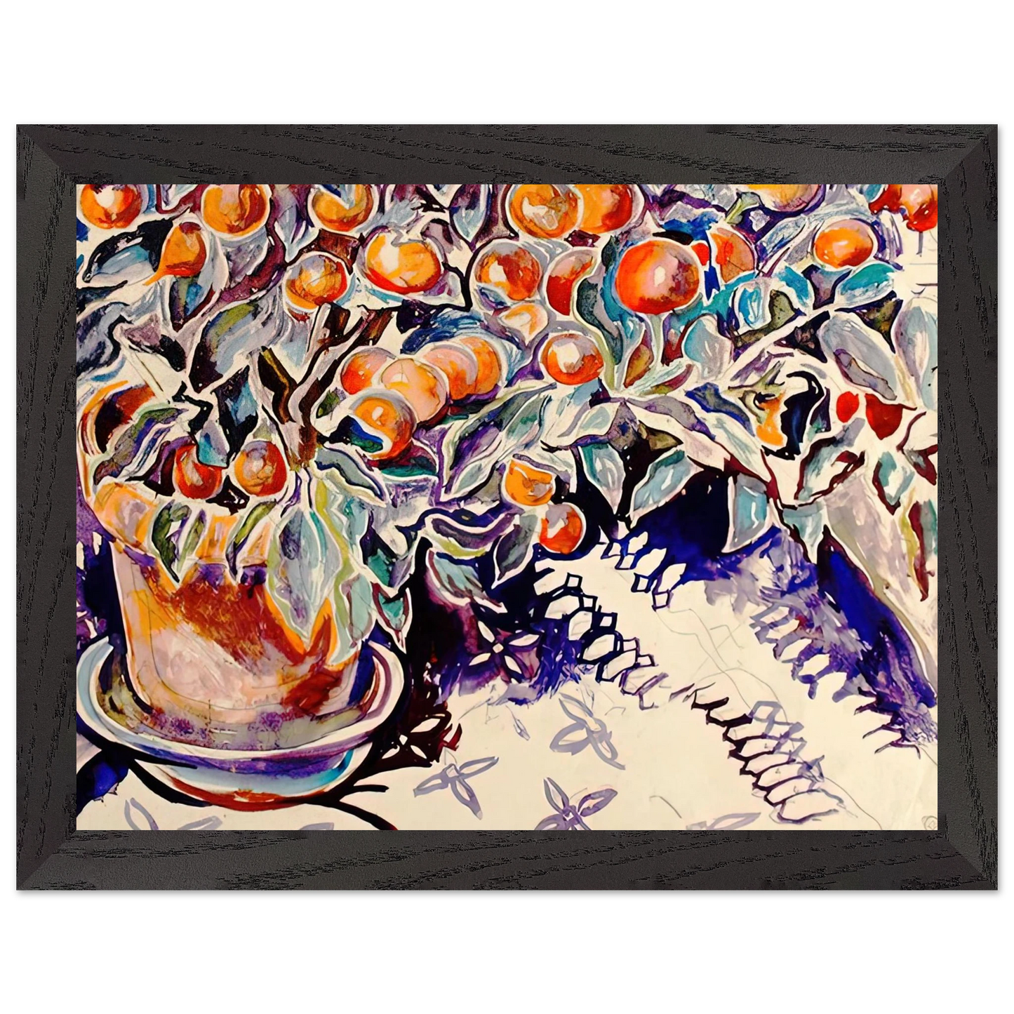 Walter Inglis Anderson - Walter Anderson Wall art - 15x20 cm / 6x8 inches - Premium Wooden Framed Poster With Fine Art Paper-canvas - Black frame