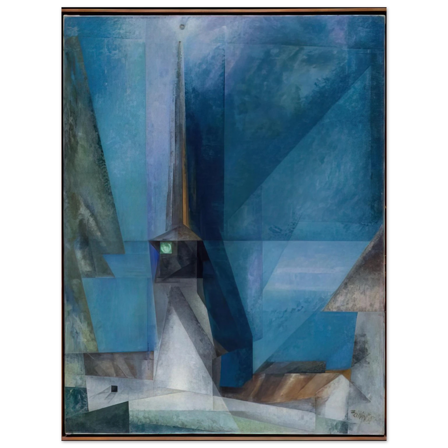 Lyonel Feininger - GELMERODA 1936  75x100 cm / 30x40inches Fine Art Poster