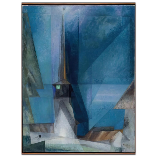 Lyonel Feininger - GELMERODA 1936  75x100 cm / 30x40inches Fine Art Poster