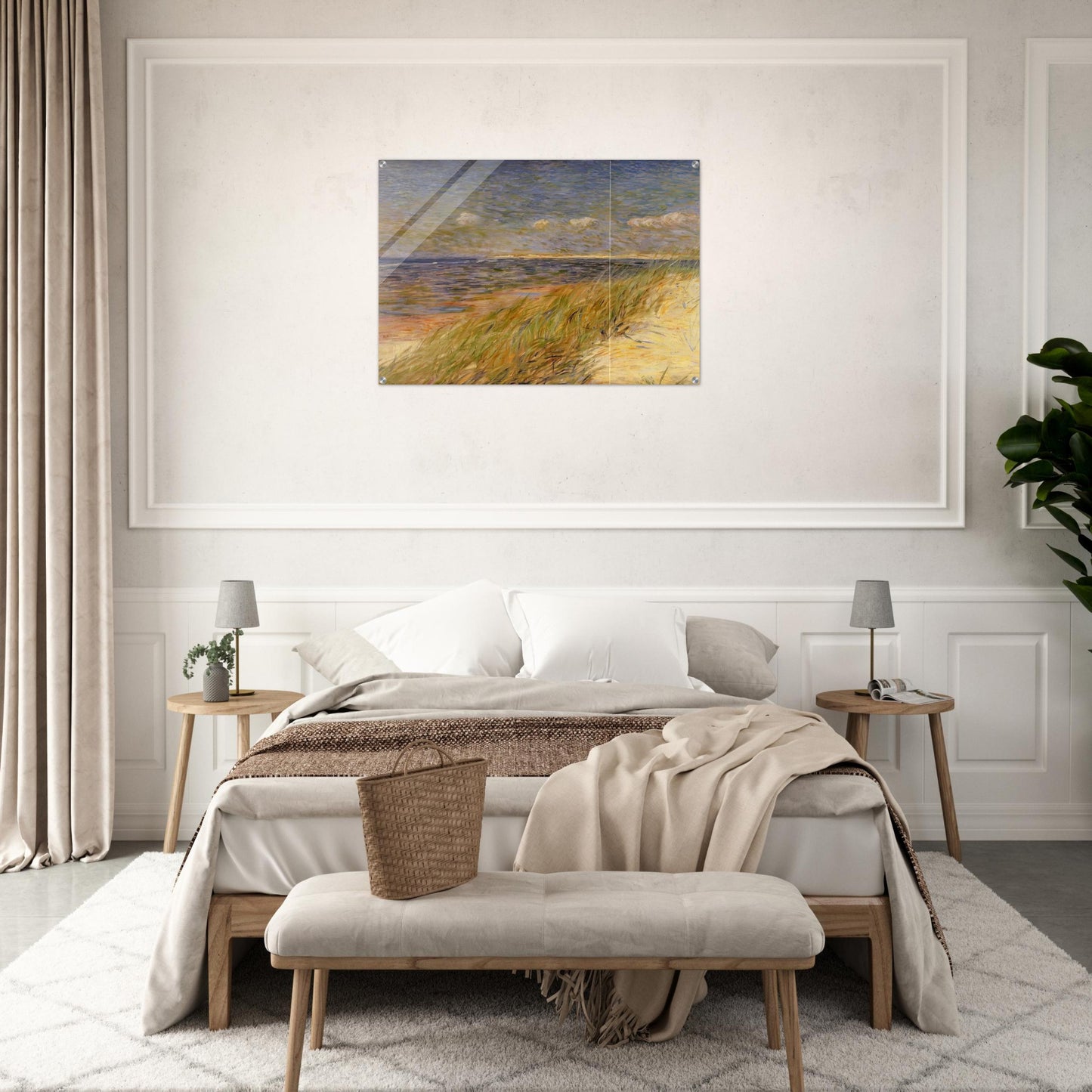 THE DUNES ZWIN KNOKKE 1887 - Theo van Rysselberghe Acrylic Print - 70x100 cm / 28x40″ inches