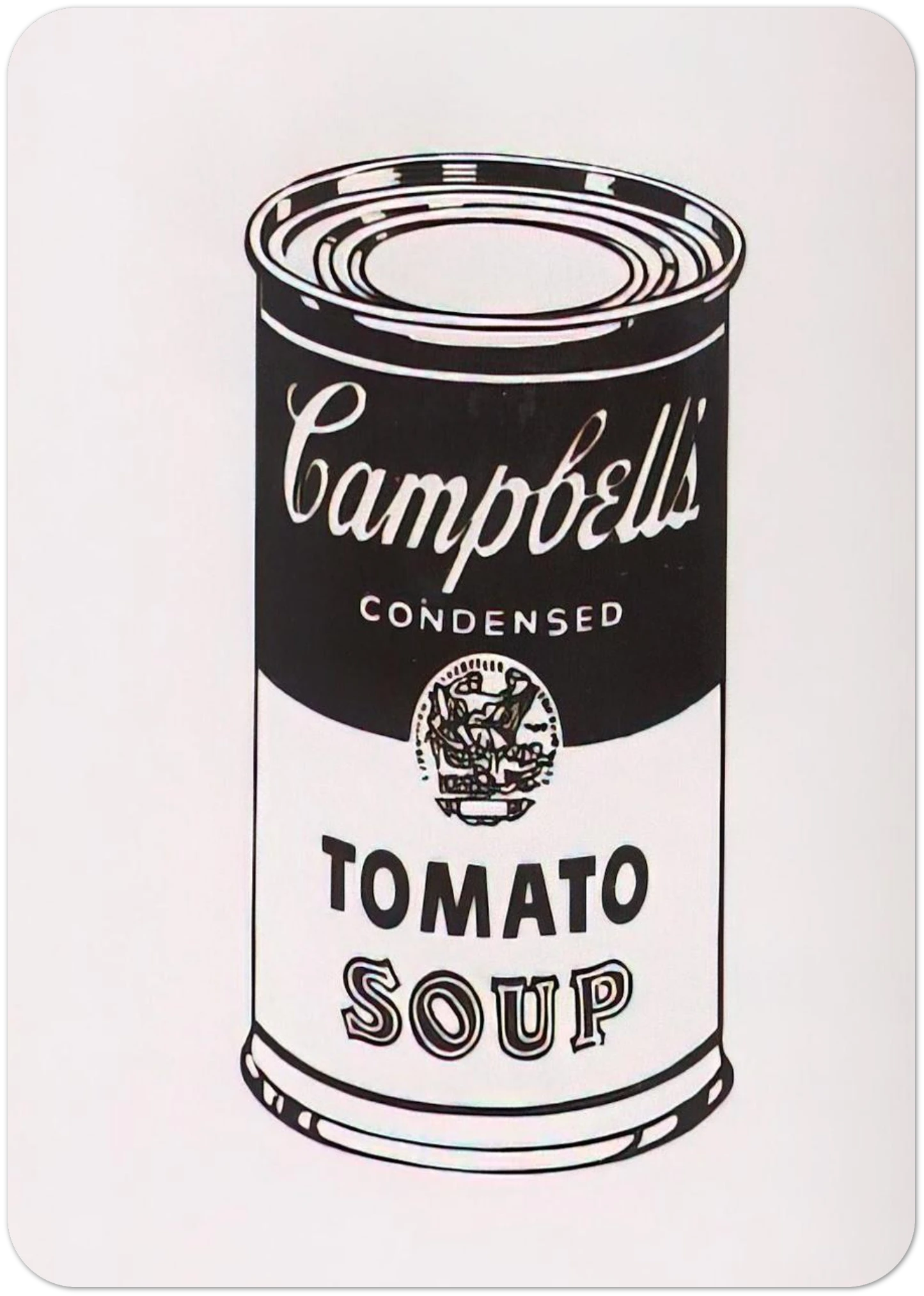 Campbell's Soup Can  Tomato -Retrospective Series By Andy Warhol Pack of 10 Post Cards | Andy Warhol Post Cards | A6 (10.5 x 14.8 cm) - 4.1 x 5.8 inches