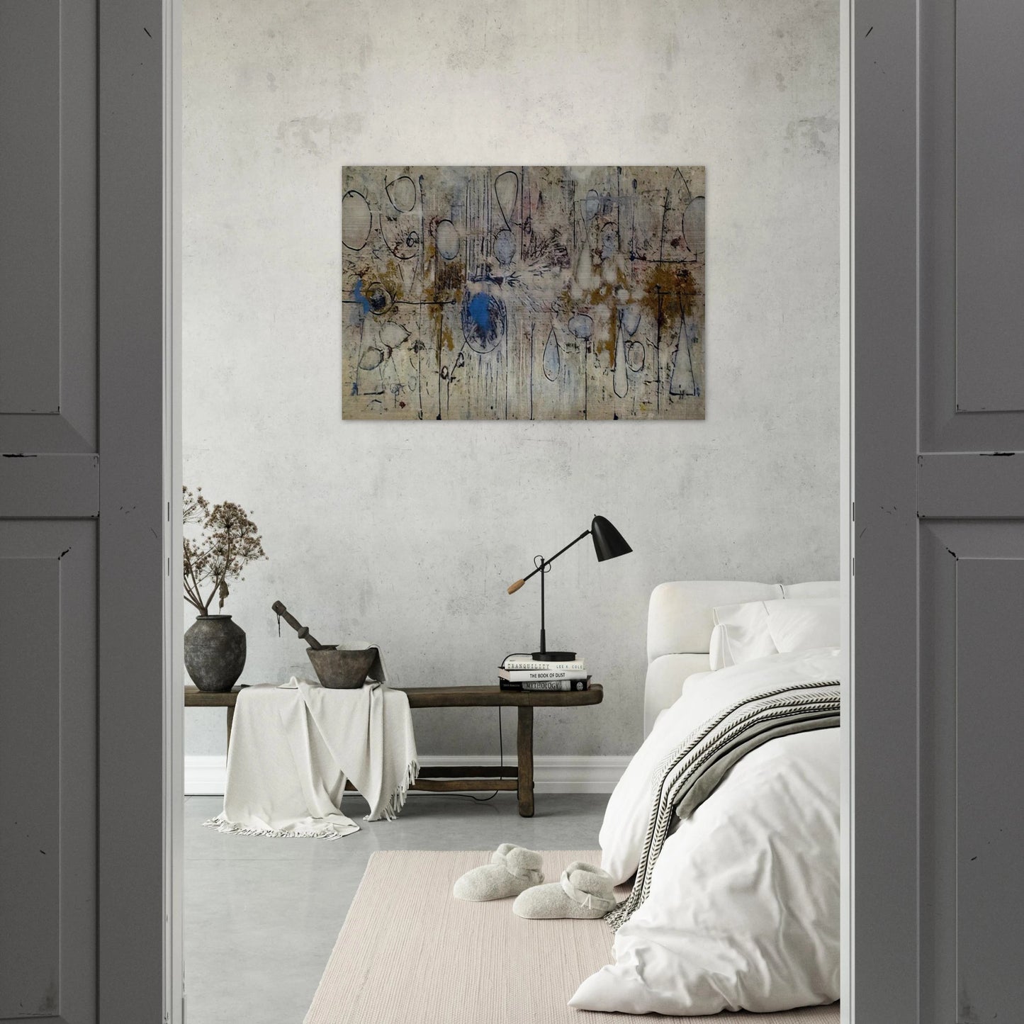 By the Sea - 1957 - Richard Pousette-Dart Brushed Aluminum Print - 70x100 cm / 28x40 inches | Richard Pousette-Dart Aluminum Print | Richard Pousette-Dart Prints