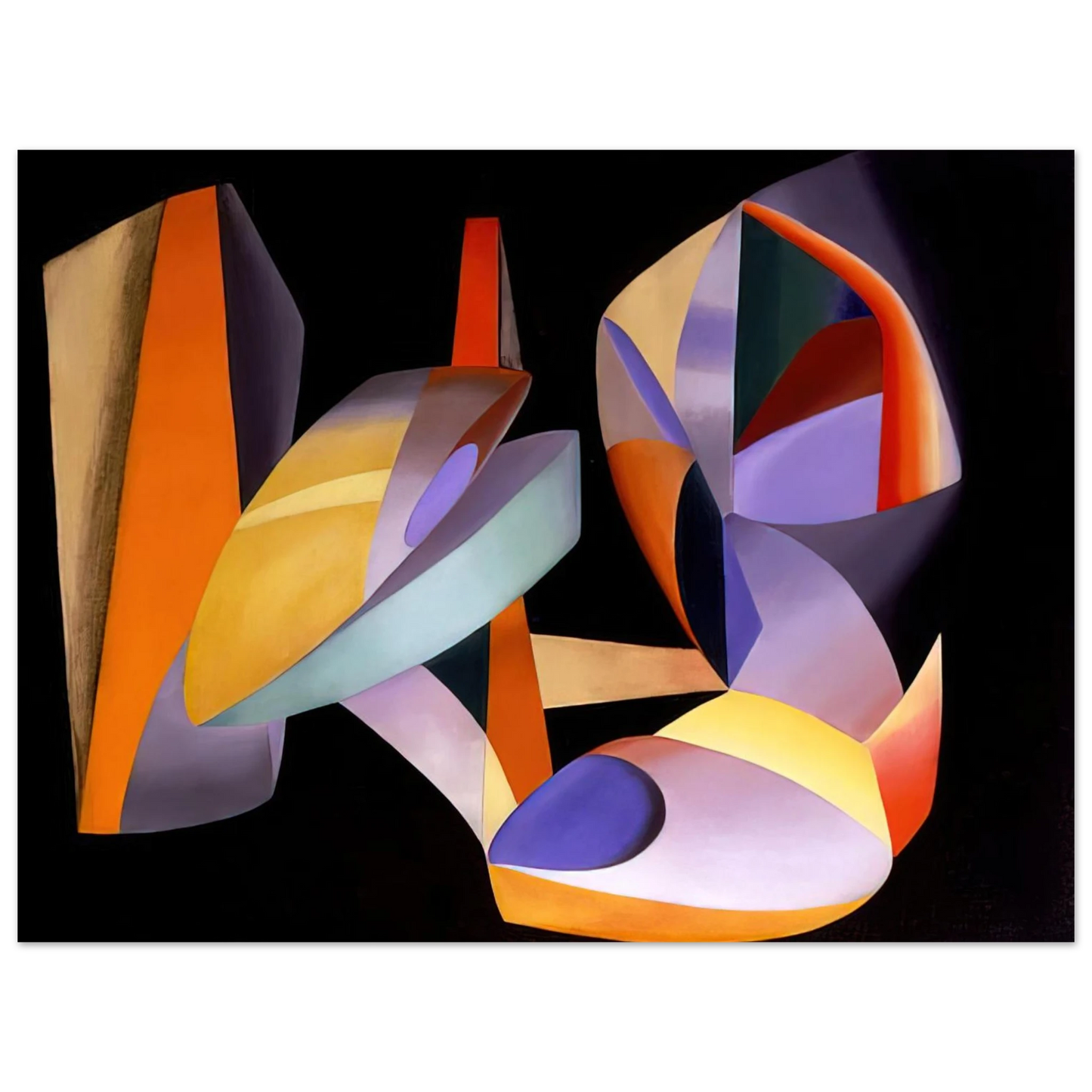 John Ferren - Paris Abstract - Abstract Art  75x100 cm / 30x40inches Fine Art Poster