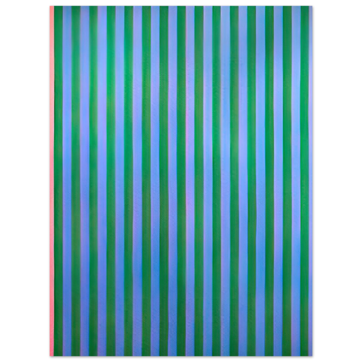 Gene Davis - Pink Stripe - 1960  75x100 cm / 30x40inches Fine Art Poster