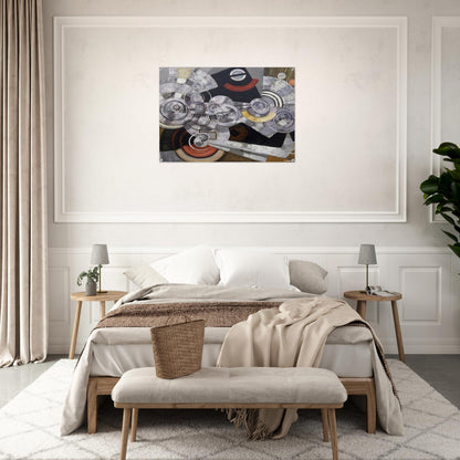 Fanny Machine - The machinery - Frantisek Kupka Acrylic Print - 70x100 cm / 28x40″ inches