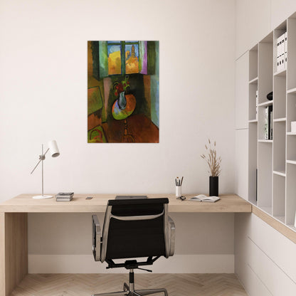 PEDISTAL TABLE RUE SEGUIER 1909 - Raoul Dufy Brushed Aluminum Print - 70x100 cm / 28x40 inches | Raoul Dufy Aluminum Print | Raoul Dufy Prints