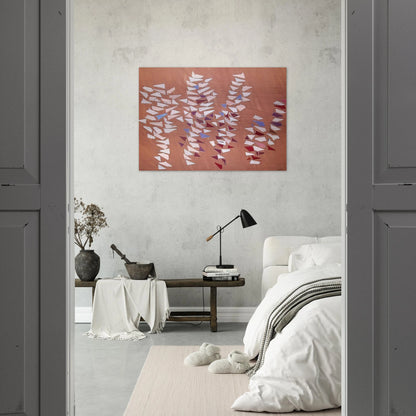 On Gray Pink - 1988 - Robert Goodnough Brushed Aluminum Print - 70x100 cm / 28x40 inches | Robert Goodnough Aluminum Print | Robert Goodnough Prints
