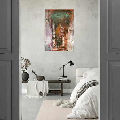 Composition - 1947 - Wols Brushed Aluminum Print - 70x100 cm / 28x40 inches | Wols Aluminum Print | Wols Prints