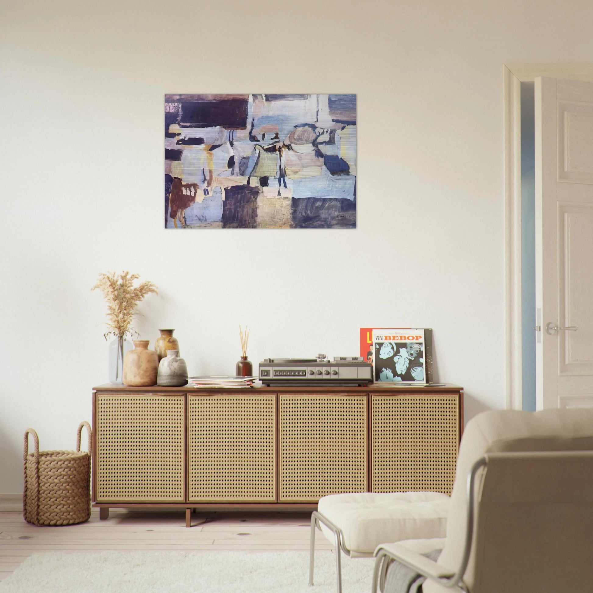 Pintura - 1958 - Menez Brushed Aluminum Print - 70x100 cm / 28x40 inches | Menez Aluminum Print | Menez Prints
