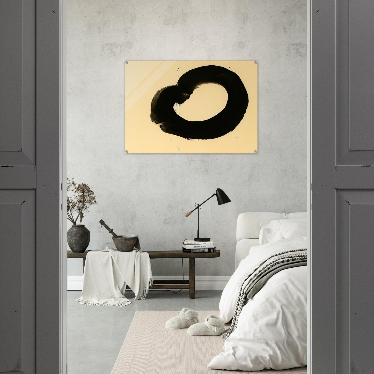 Untitled - Art Informel, Zen - Jiro Yoshihara Acrylic Print - 70x100 cm / 28x40″ inches