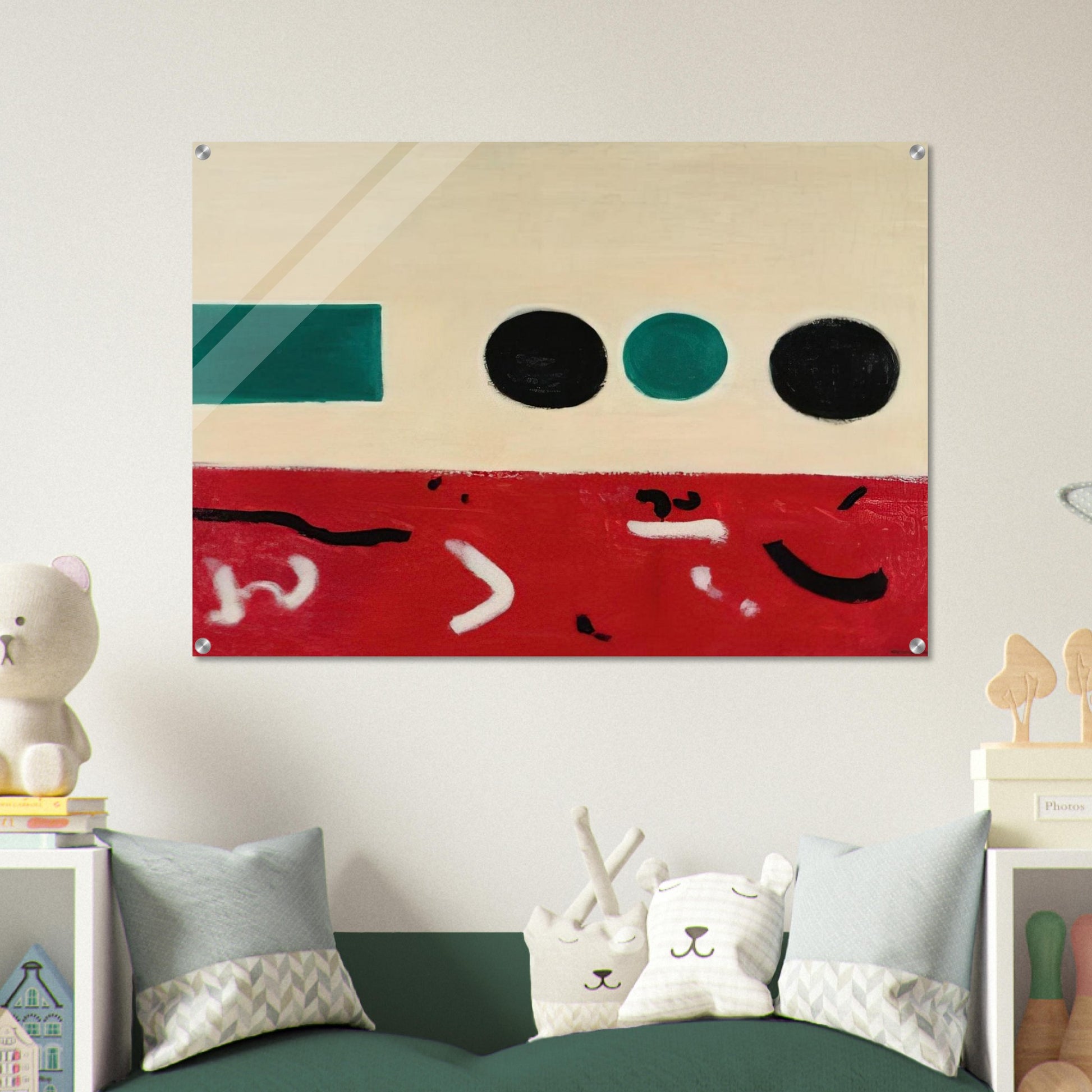 Movement East to West - 1956 - Adolph Gottlieb Acrylic Print - 70x100 cm / 28x40″ inches