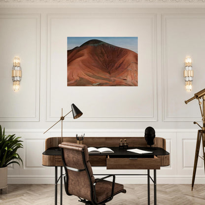 Small Purple Hills - Georgia O'Keeffe Brushed Aluminum Print - 70x100 cm / 28x40 inches | Georgia O'Keeffe Aluminum Print | Georgia O'Keeffe Prints