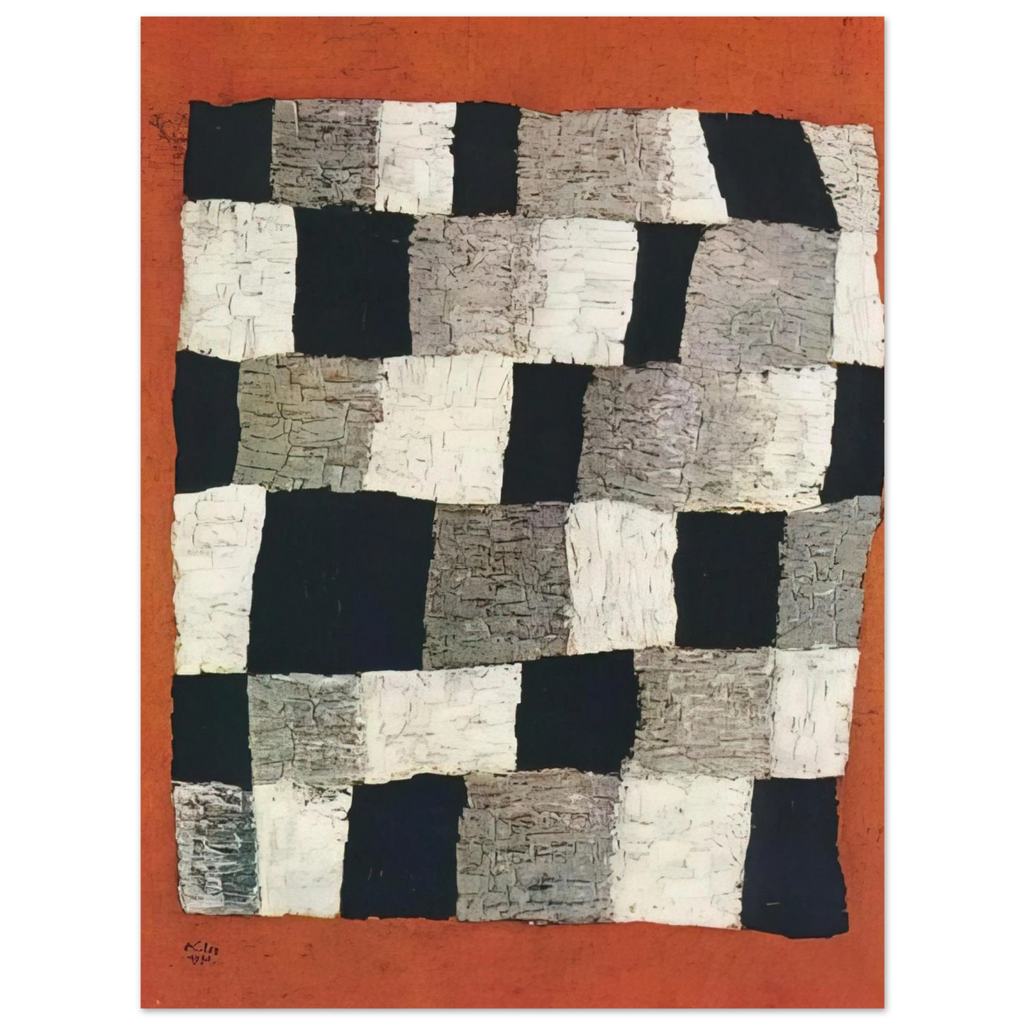 Paul Klee - RHYTHMIC RYTHMICAL 1930  75x100 cm / 30x40inches Fine Art Poster
