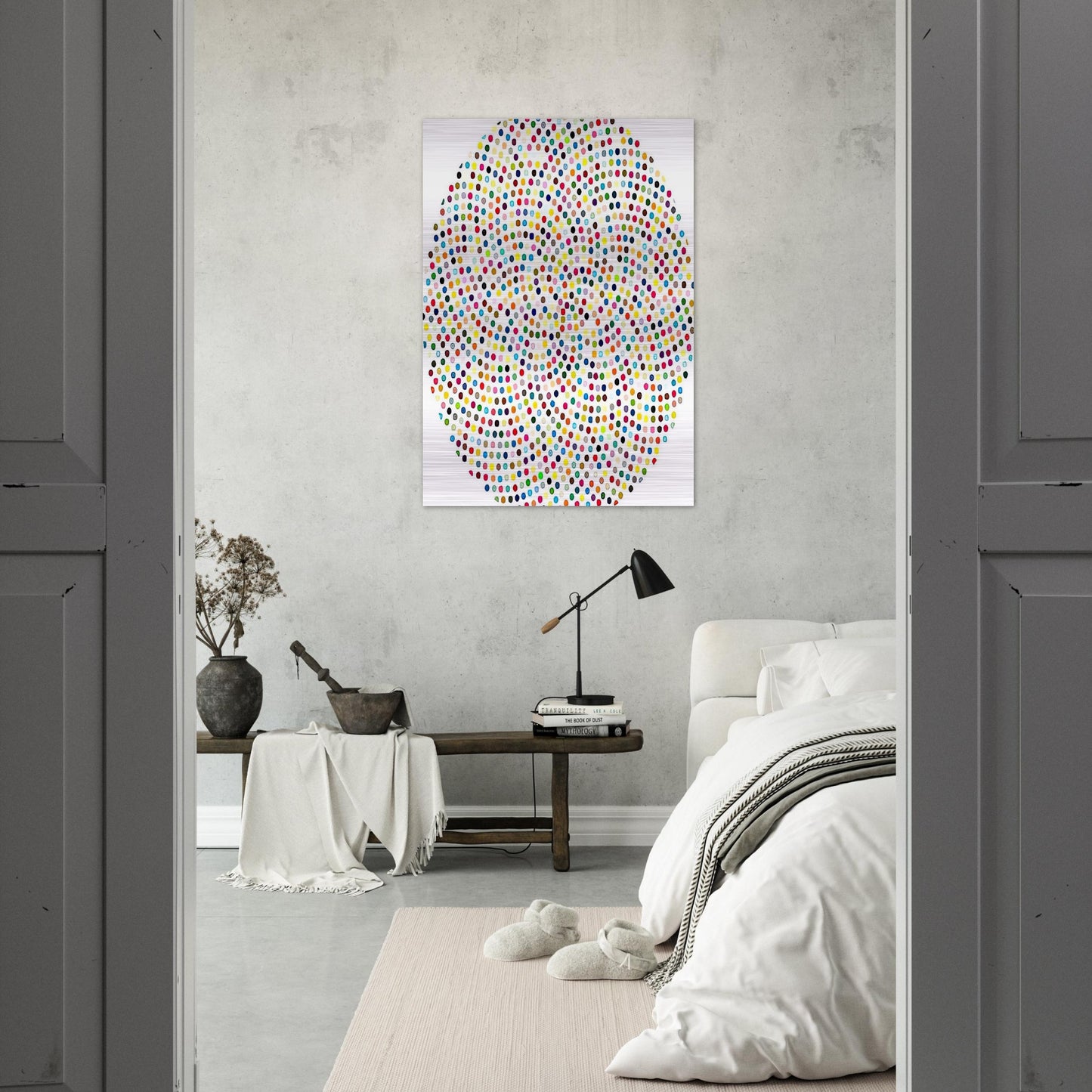 VALIUM - Damien Hirst Brushed Aluminum Print - 70x100 cm / 28x40 inches | Damien Hirst Aluminum Print | Damien Hirst Prints