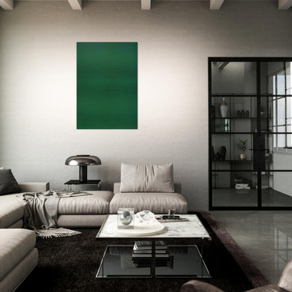Microchromie ZL, 70 Vert jade - Fernand Leduc Brushed Aluminum Print - 70x100 cm / 28x40 inches | Fernand Leduc Aluminum Print | Fernand Leduc Prints
