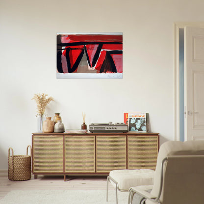 Braises - 1980 - Bram van Velde Brushed Aluminum Print - 70x100 cm / 28x40 inches | Bram van Velde Aluminum Print | Bram van Velde Prints