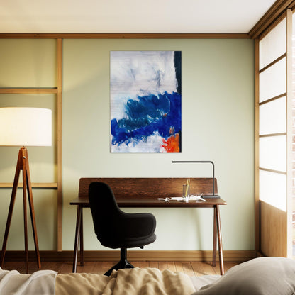 Edge of Day - 1961 - Theodoros Stamos Brushed Aluminum Print - 70x100 cm / 28x40 inches | Theodoros Stamos Aluminum Print | Theodoros Stamos Prints