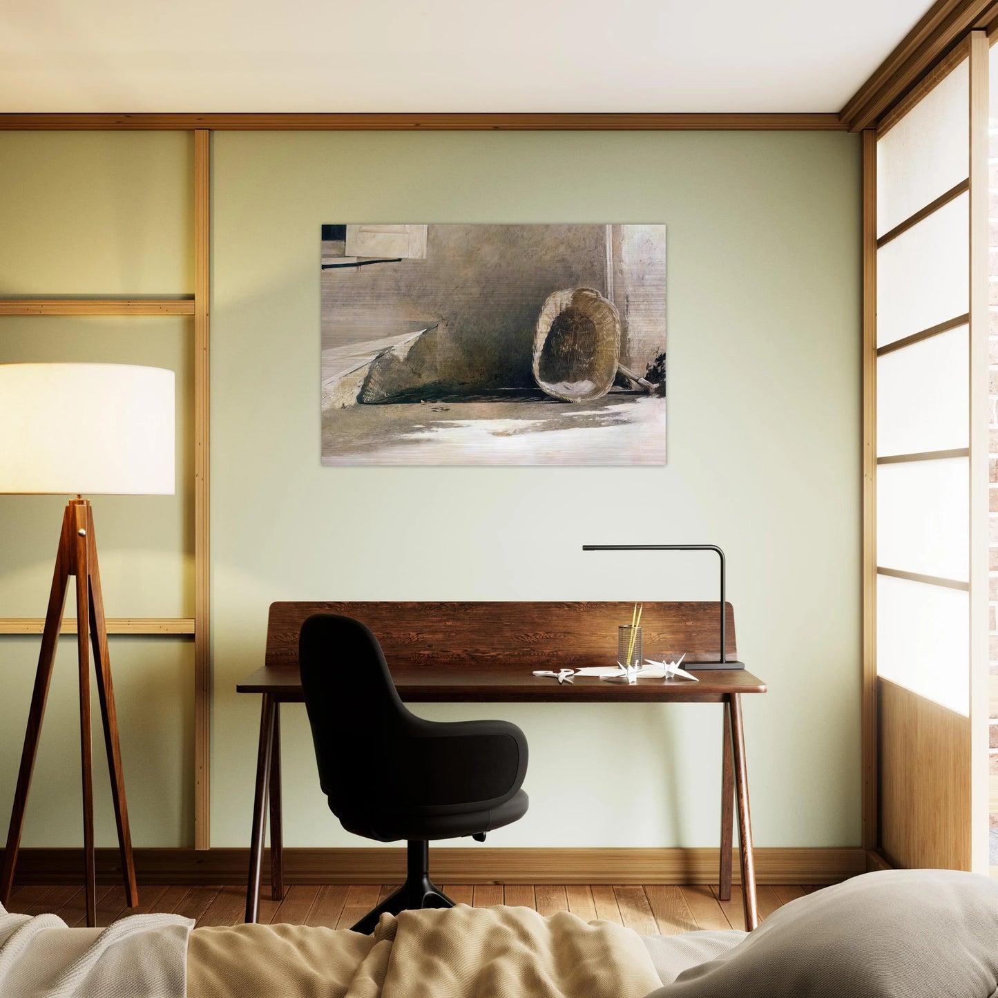 MONDAY MORNING - Andrew Wyeth Brushed Aluminum Print - 70x100 cm / 28x40 inches | Andrew Wyeth Aluminum Print | Andrew Wyeth Prints
