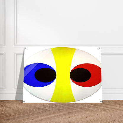 Omicron VII - 1961 - Alexander Liberman Acrylic Print - 70x100 cm / 28x40″ inches