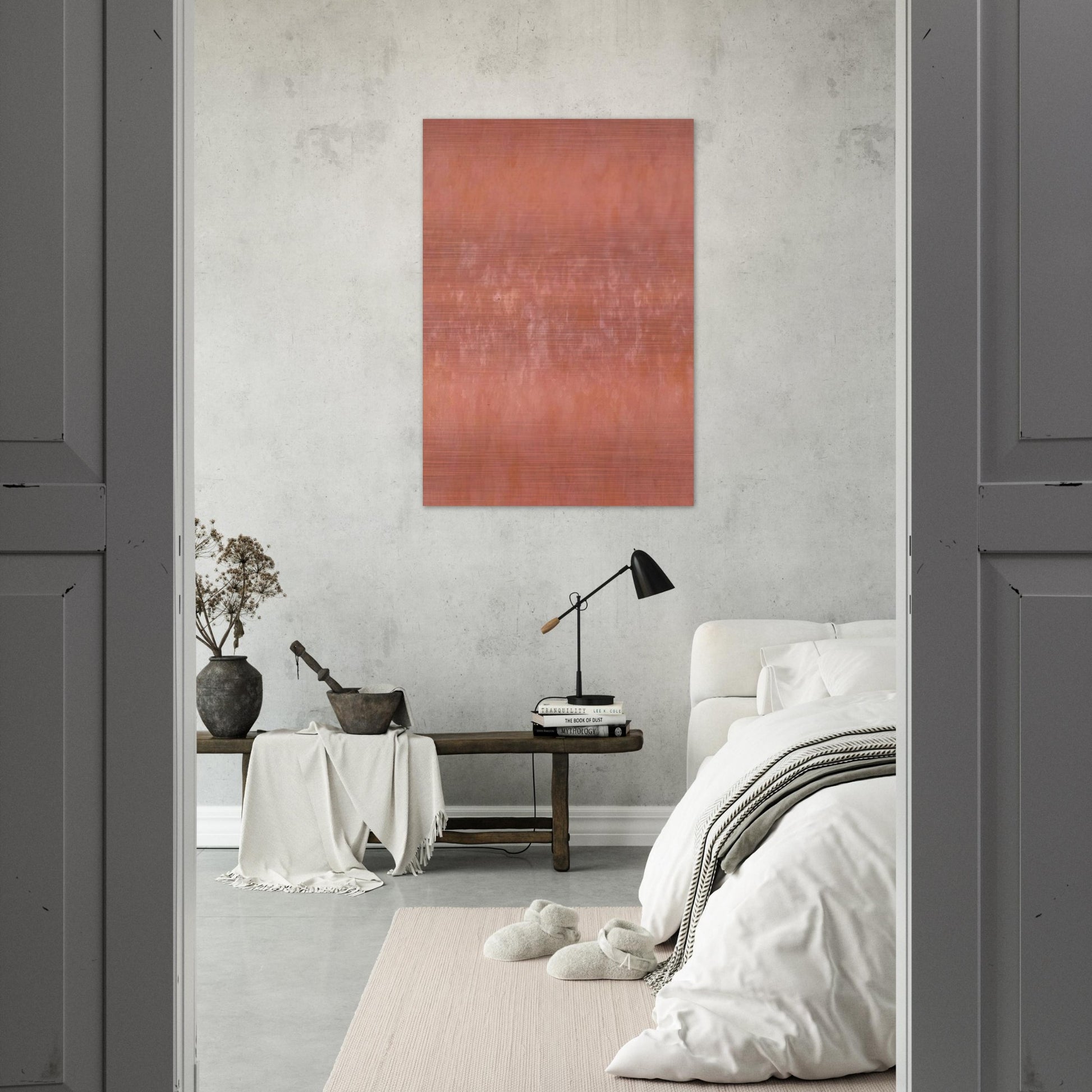 Roman Painting XVIII - Marcia Hafif Brushed Aluminum Print - 70x100 cm / 28x40 inches | Marcia Hafif Aluminum Print | Marcia Hafif Prints