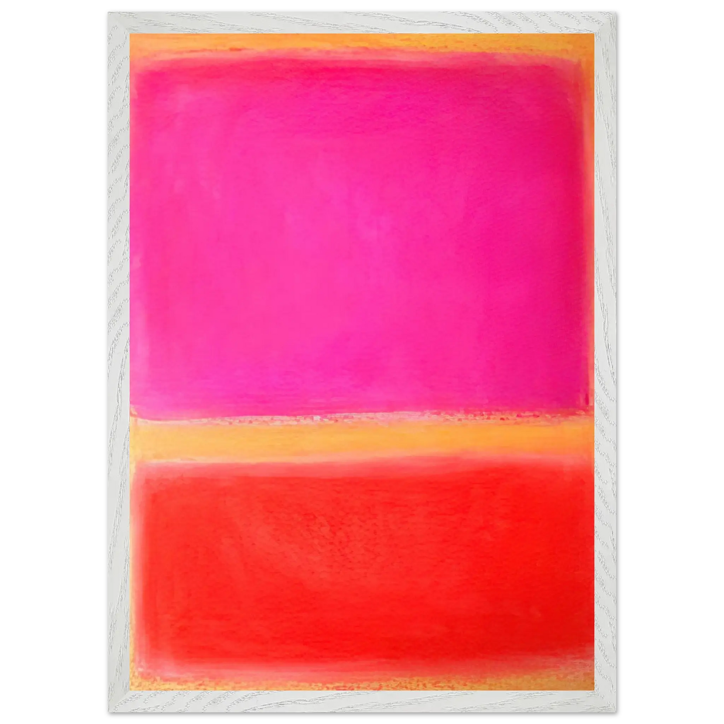 Helen Frankenthaler - Untitled - Color Field Painting Wall art - 21x29.7 cm / 8x12" - Premium Wooden Framed Poster With Fine Art Paper - Black frame