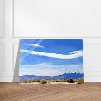 THE CLOUD COACHELLA VALLEY CALIFORNIA 1940 - Maynard Dixon Acrylic Print - 70x100 cm / 28x40″ inches | Maynard Dixon Wall Art | Maynard Dixon Prints