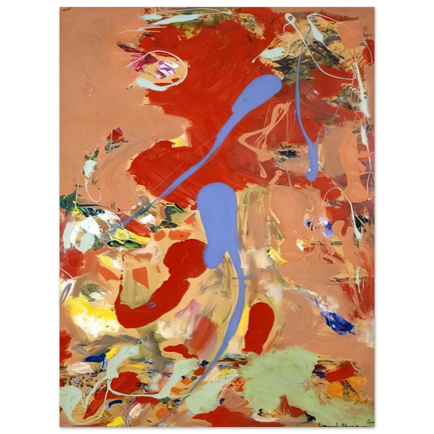 Hans Hofmann - Aquatic Garden  75x100 cm / 30x40inches Fine Art Poster