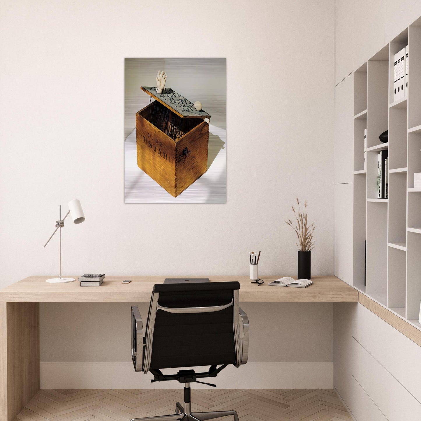 LAKE OF FIELD 1990 - Lenore Tawney Brushed Aluminum Print - 70x100 cm / 28x40 inches | Lenore Tawney Aluminum Print | Lenore Tawney Prints