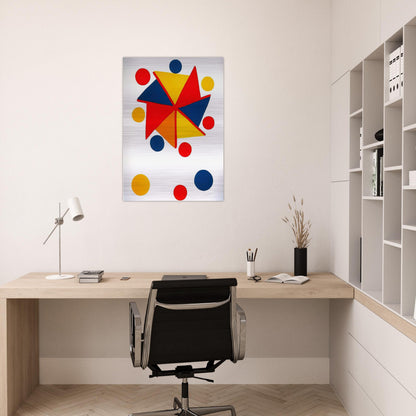 UNTITLED 1970 - Alexander Calder Brushed Aluminum Print - 70x100 cm / 28x40 inches | Alexander Calder Aluminum Print | Alexander Calder Prints