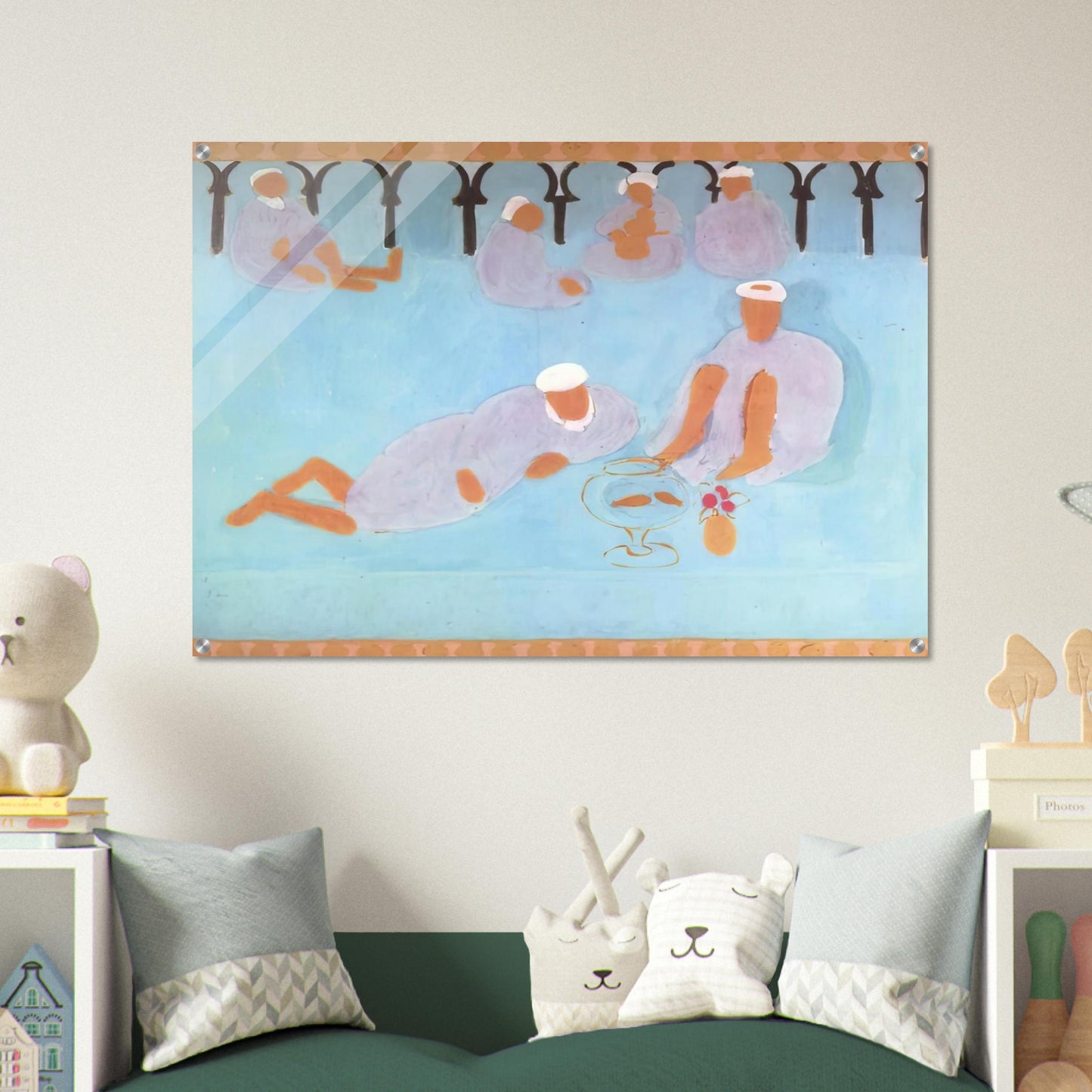 MOROCCAN CAF 1913 - Henri Matisse Acrylic Print - 70x100 cm / 28x40″ inches | Henri Matisse Wall Art | Henri Matisse Prints