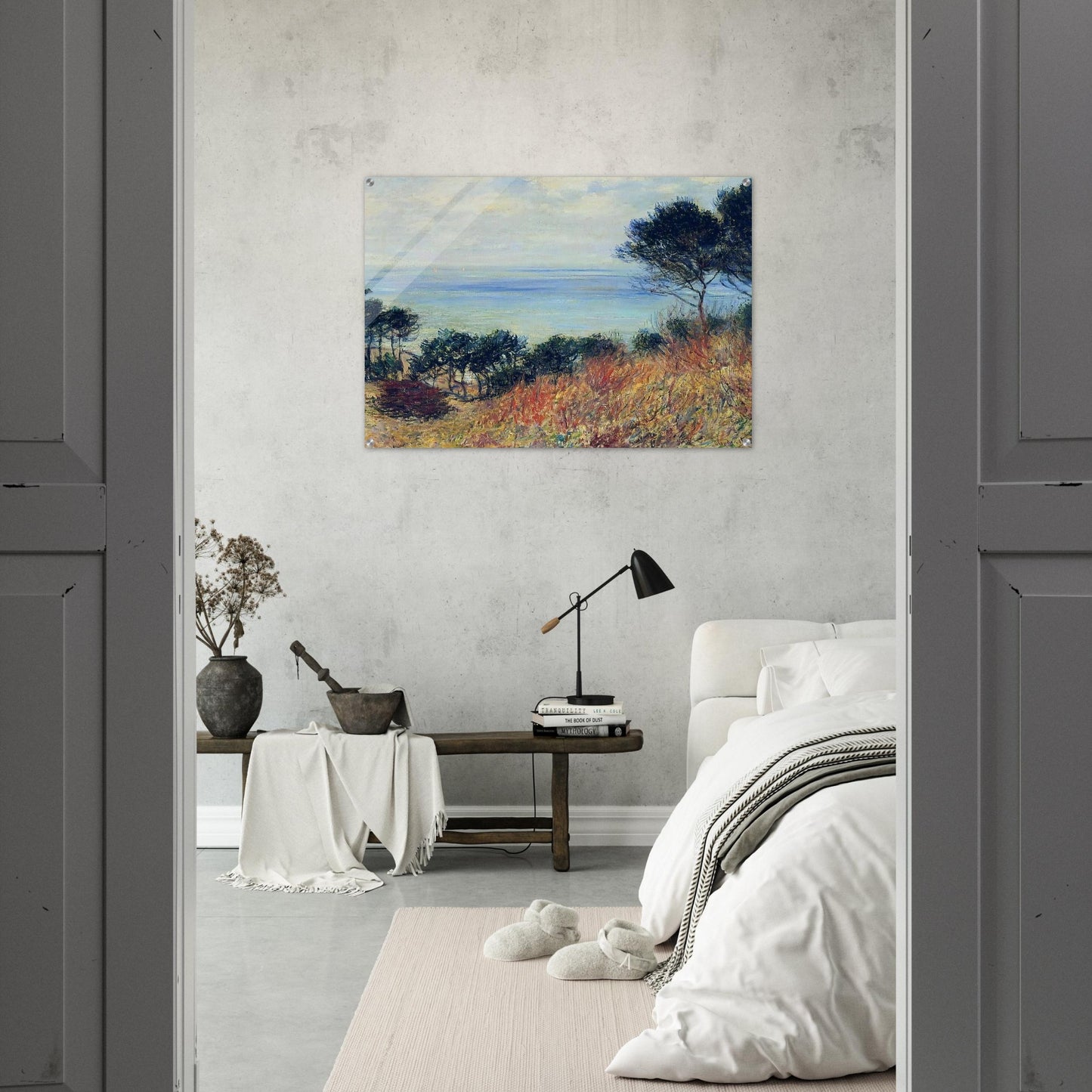 The Coast of Varengeville - claude monet Acrylic Print - 70x100 cm / 28x40″ inches