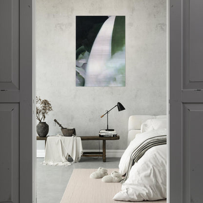 Green and White - Georgia O'Keeffe Brushed Aluminum Print - 70x100 cm / 28x40 inches | Georgia O'Keeffe Aluminum Print | Georgia O'Keeffe Prints