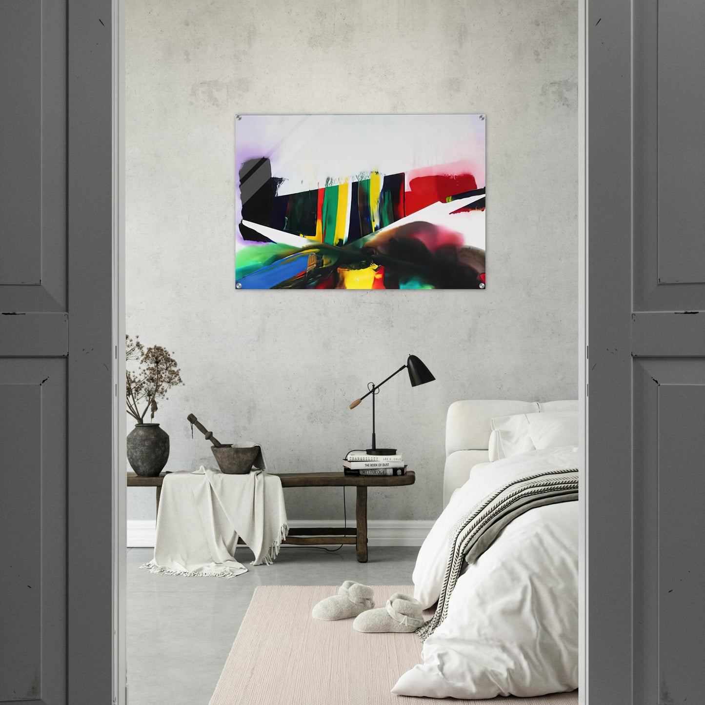 Phenomena Cave of the Prism Winds Year - Paul Jenkins Acrylic Print - 70x100 cm / 28x40″ inches