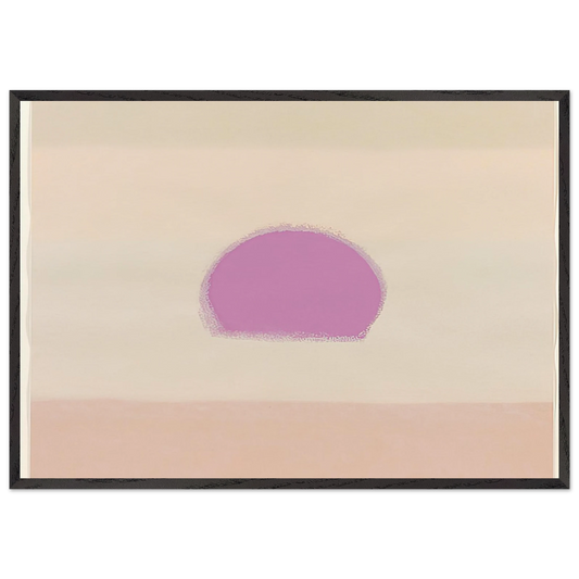 Untitled  from Sunset - Andy Warhol 70x100 cm / 28x40 inches Framed Art Print – Black Wooden Frame